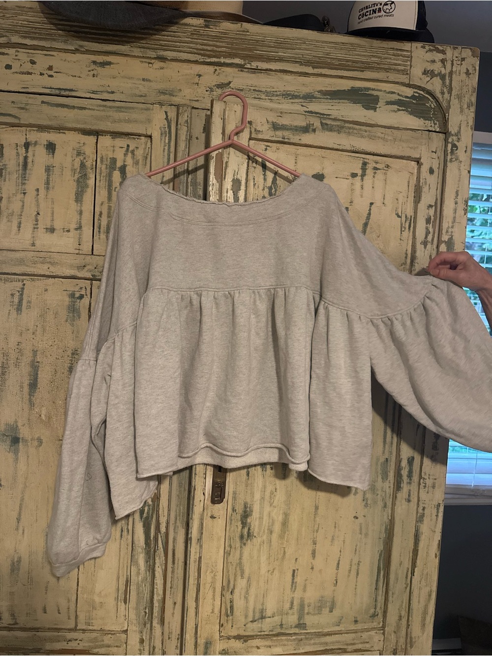 Magnolia Pearl Gray Sweatshirt Tunic Shirt